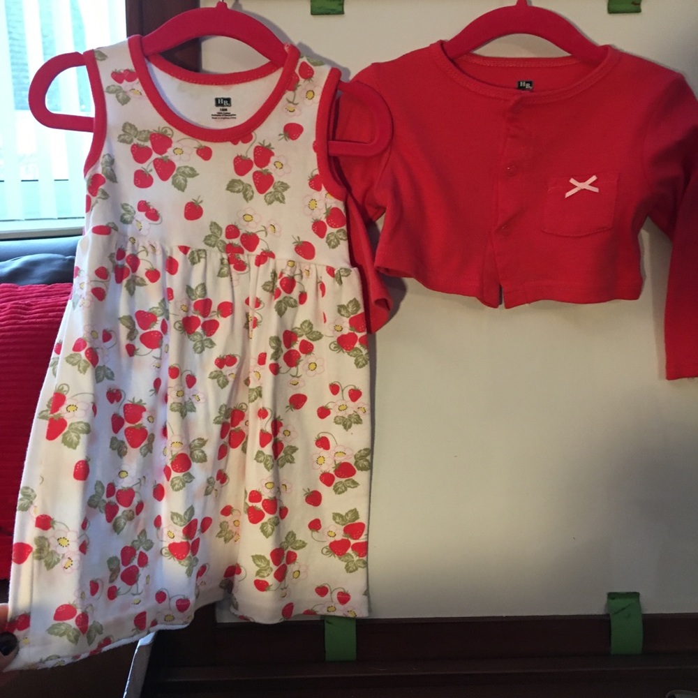 18m Summer dress w/ matching cardigan